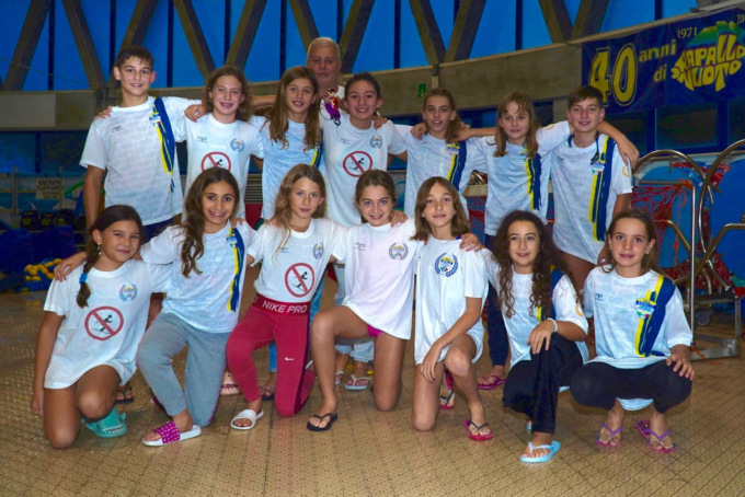 Prima uscita stagionale per gli Esordienti della Rapallo Nuoto