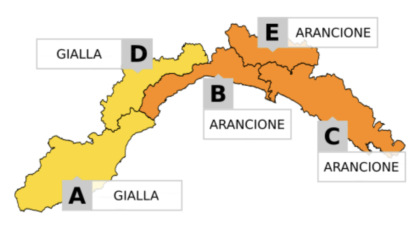 Da mezzanotte allerta meteo arancione per temporali e piogge diffuse sul Centro-Levante