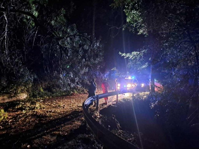 Maltempo, ancora alberi caduti nell’entroterra