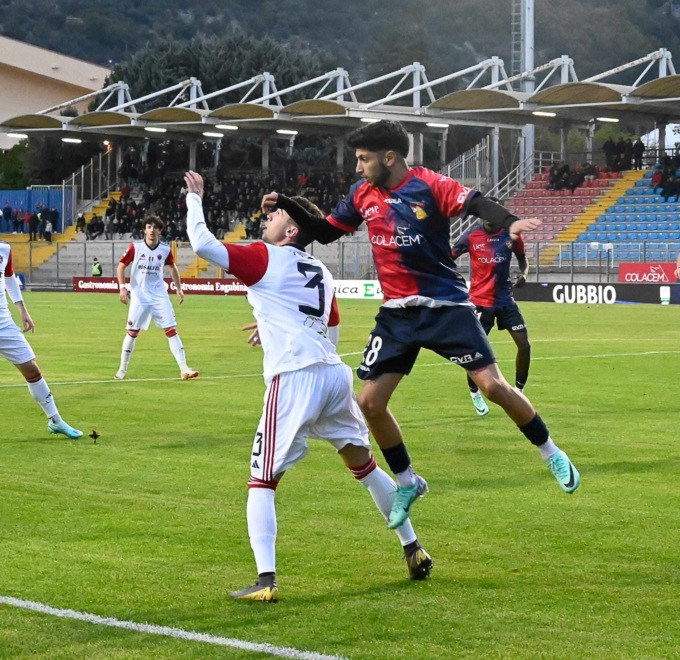 Sestri Levante punito dal Gubbio, dalle assenze e dalla stanchezza: corsari sconfitti 5-2