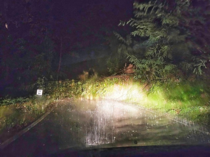 Interrotta per uno smottamento la Sp586 della Val d’Aveto
