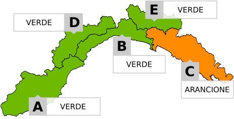 Allerta meteo arancione sul Levante dal pomeriggio di venerdì 1° dicembre