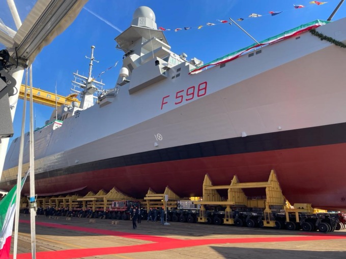 Varo della “Spartaco Schergat”, la nuova fregata multiruolo di Fincantieri