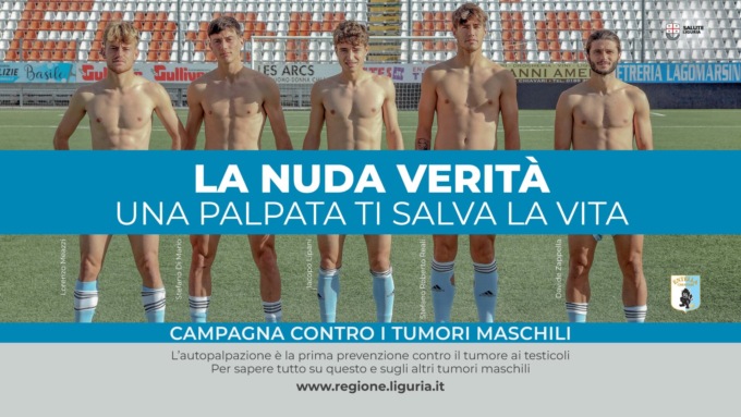 “Una palpata ti salva la vita”, campagna di Entella e Pro Recco contro i tumori maschili
