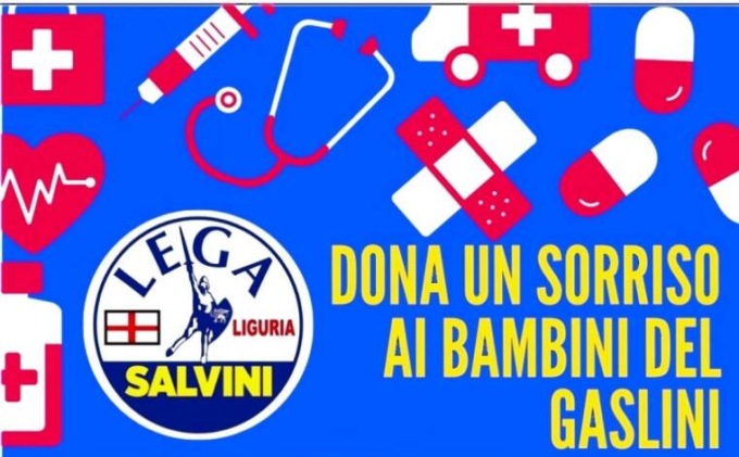 La Lega raccoglie giochi per il Gaslini nel ricordo di Indi Gregory