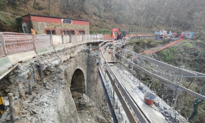 Ponte sulla SP33 di Uscio, rimossa la soletta