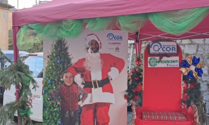 Fai una foto con Babbo Natale: a Rapallo la slitta del Circolo Operatori