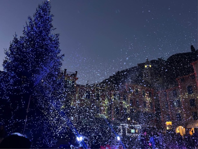 Portofino, a Capodanno torna la “neve” in piazzetta