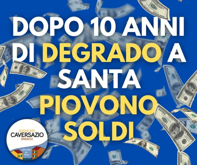 Alternativa per Santa: “Al via le manutenzioni pre-elettorali della Giunta Donadoni”
