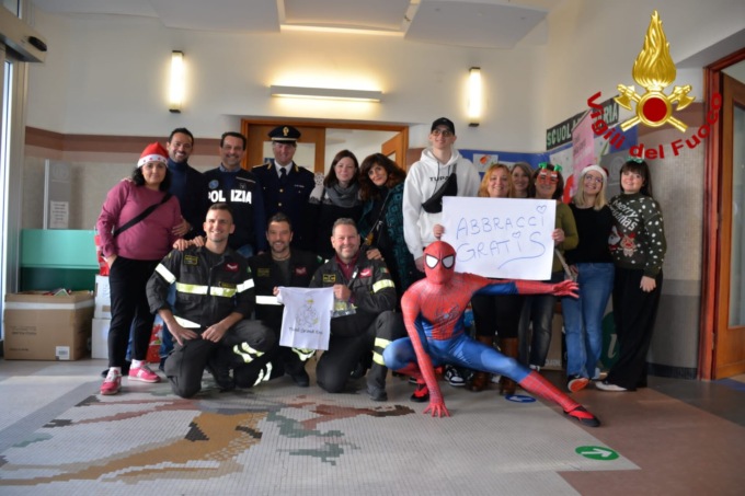 I Vigili del fuoco negli ospedali del territorio