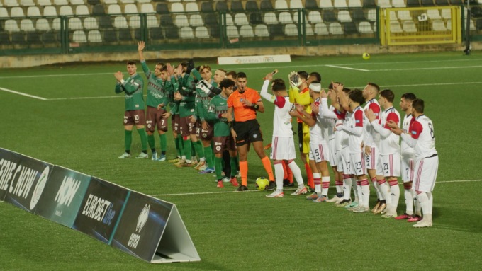 Sestri Levante-Arezzo finisce con un pareggio, 0 a 0