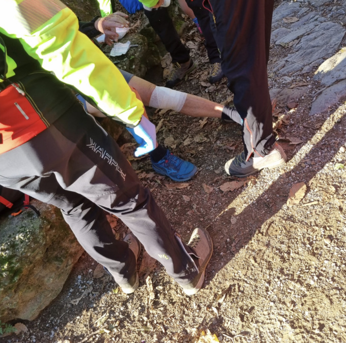 Due infortunati in pochi minuti alla Portofino Trail