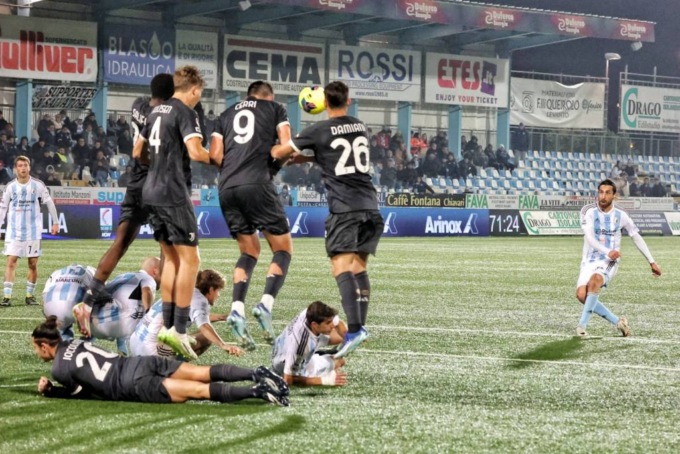 Virtus Entella sconfitta dalla Juve Next Gen al Comunale