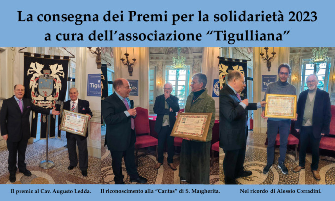 “Tigulliana”, consegnati i riconoscimenti per la pace e la solidarietà