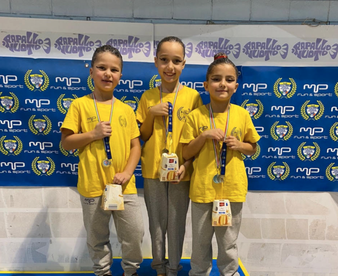 Trofeo Stelle di Natale, sei podi per le sincronette della Rapallo Nuoto