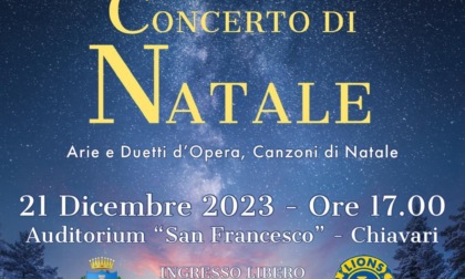 Associazione AVO, il 21 dicembre il Concerto di Natale a Chiavari