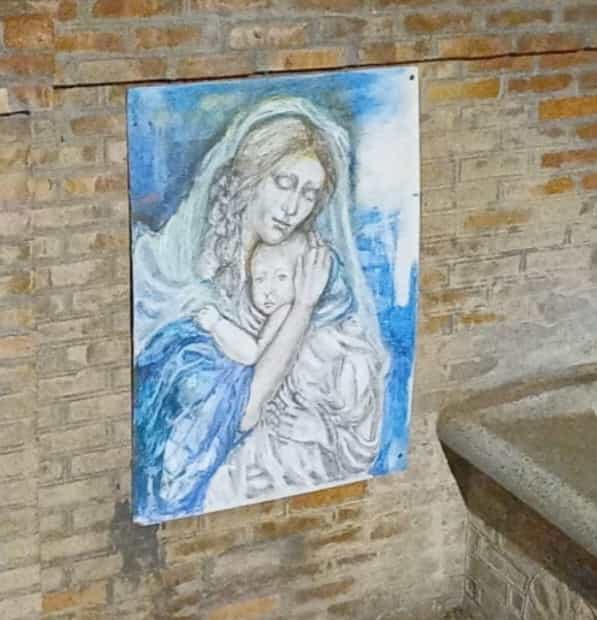 I dipinti di Maria Grazia Rebuzzi dedicati alla Natività in centro a Moneglia