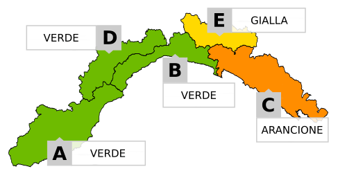 Allerta meteo, l’aggiornamento