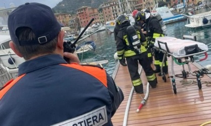 Santa Margherita Ligure, esercitazione nel porto