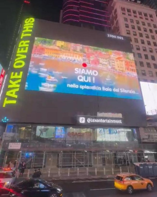 Sestri, la Baia del Silenzio arriva a Times Square