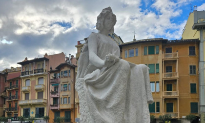 Restaurata e recuperata la statua della Giustizia a Santa Margherita Ligure