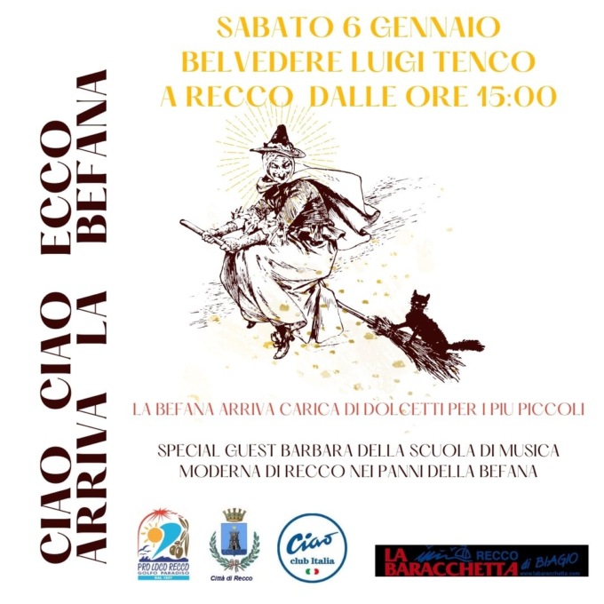 Anche a Recco torna la befana!