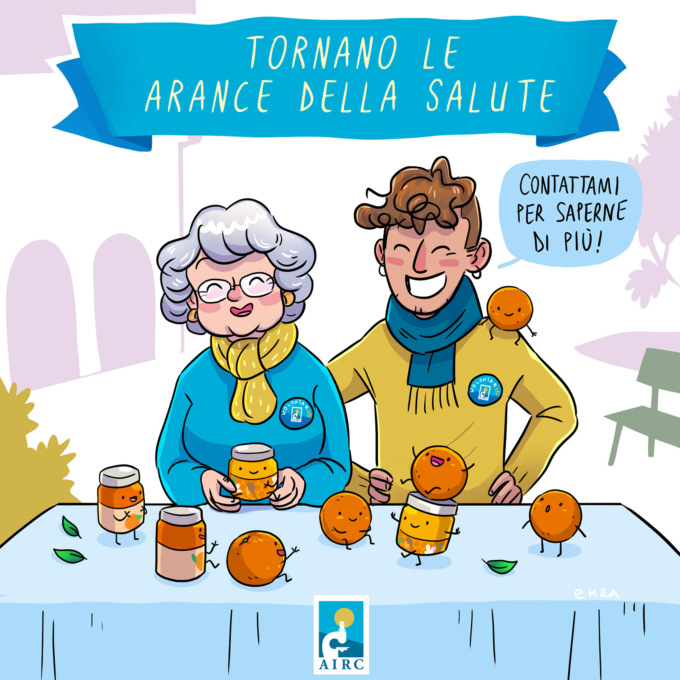 Ritornano le Arance della Salute AIRC