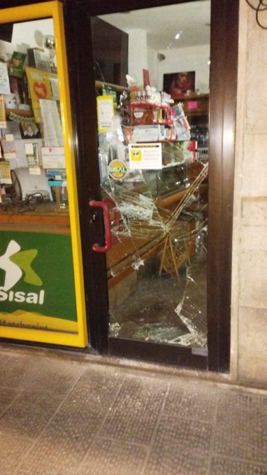 Furto con spaccata al bar di Giorgio Tasso