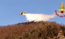 Incendio boschivo in Val Graveglia