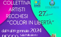 “Colori in libertà”, torna la collettiva degli artisti recchesi