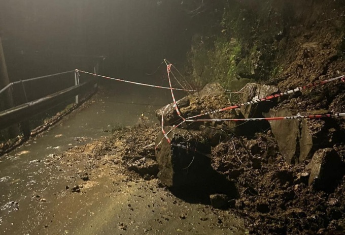 Maltempo nel Tigullio, ancora smottamenti e frane