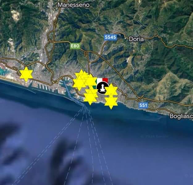 La mappa dei luoghi della Resistenza del Tigullio