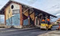 Lavori al parcheggio della stazione di Lavagna