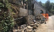 Recco, via Cornice Golfo Paradiso, nuovo muro di sostegno e allargamento della strada