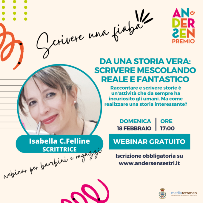 Scrivere una fiaba, ultimo webinar con la scrittrice Isabella C. Felline