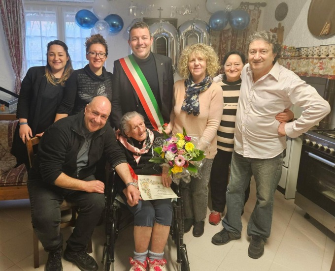 Cento candeline per Lina Picetti