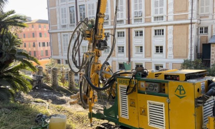 PNRR, lavori in corso al parco Villa Rocca di Chiavari