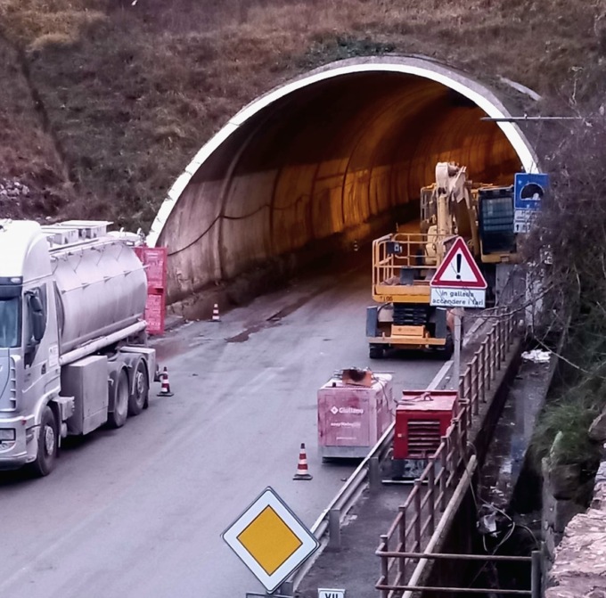 Tunnel di Velva, confermata la data della riapertura