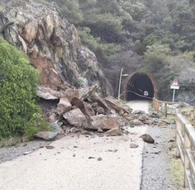 Allerta, già numerose le frane in Liguria