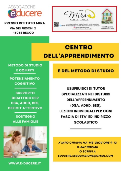 Recco, nuovo centro dell’apprendimento all’Istituto Mira