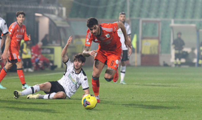 Sconfitta per l’Entella, perde 4 a 0 contro il Cesena