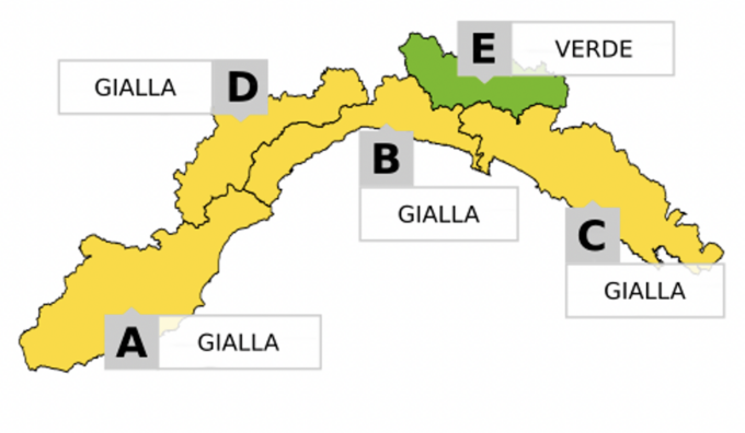 Arpal, domenica 3 marzo allerta gialla su quasi tutta la Liguria
