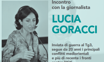 Lucia Goracci a Recco, il racconto di un'inviata di guerra