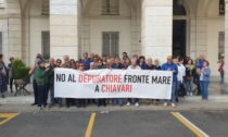 Chiavari, protesta contro il depuratore in Colmata