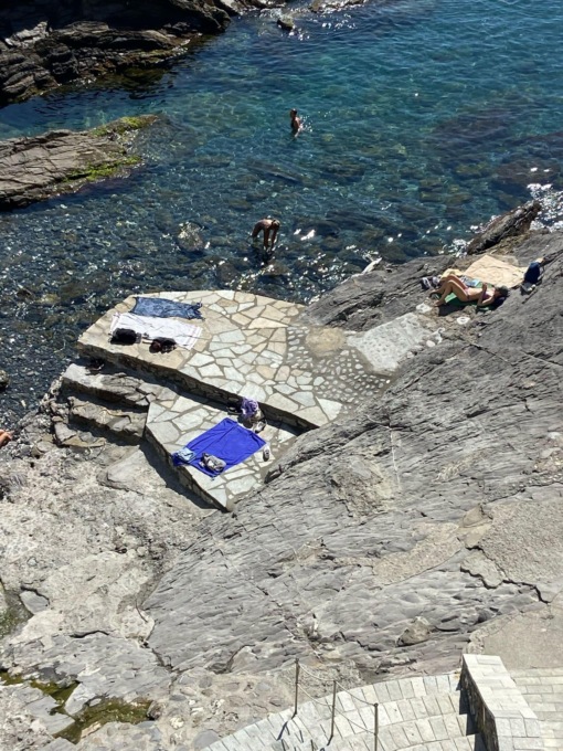 Recco, avanti con i lavori per il ripristino della scogliera di Mulinetti