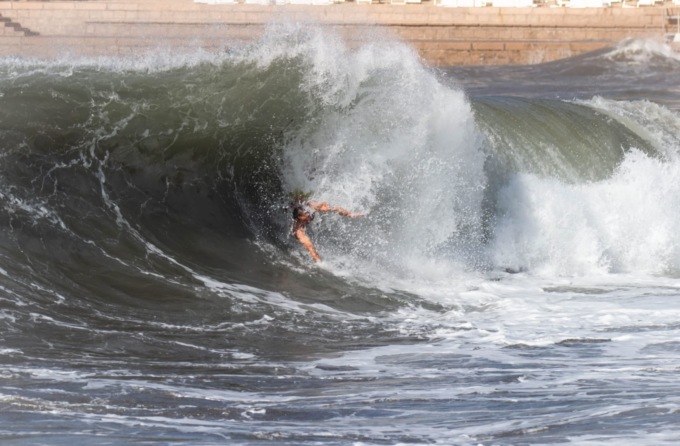 Michele Florio, da Recco alle Hawaii per la finale mondiale di bodysurf