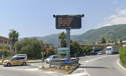 Incidente al casello di Rapallo, traffico in tilt