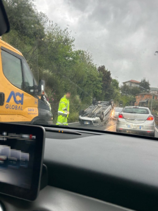 Incidente stradale a Carasco