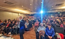 Elezioni a Lavagna, folla alla prima uscita pubblica del candidato sindaco Mangiante