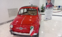 Il consiglio regionale ospita la Fiat 500 rossa di Sandro Pertini